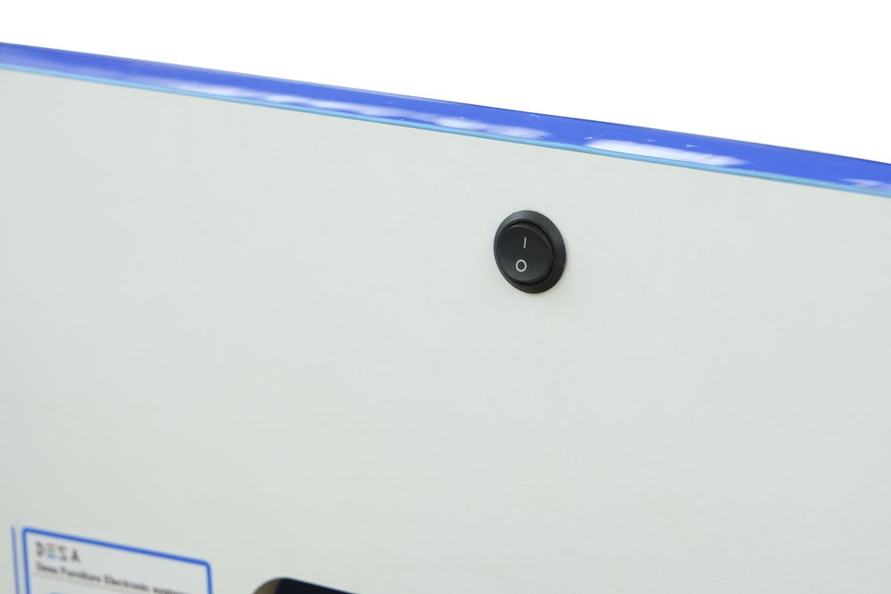 Letto singolo a forma di auto sportiva colore blu SPORT 3.0, materasso incluso.