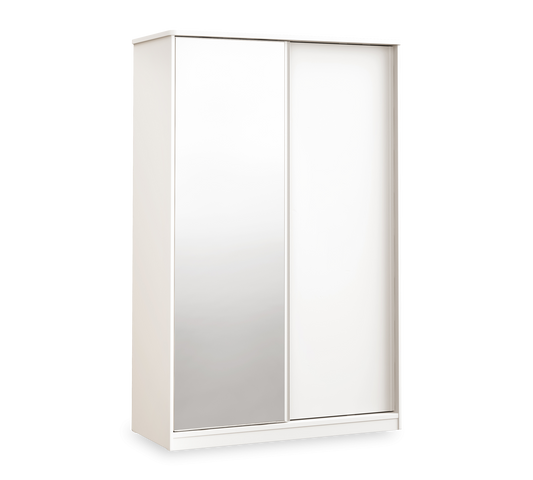 Kleiner weißer Schiebeschrank