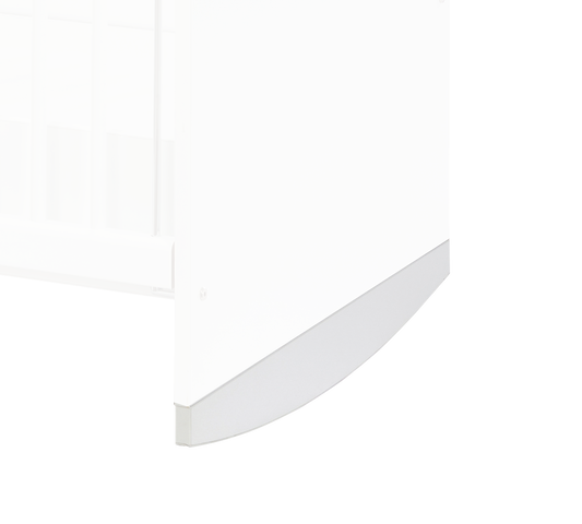 Übliche weiße Schwingleuchte (60x120 cm)