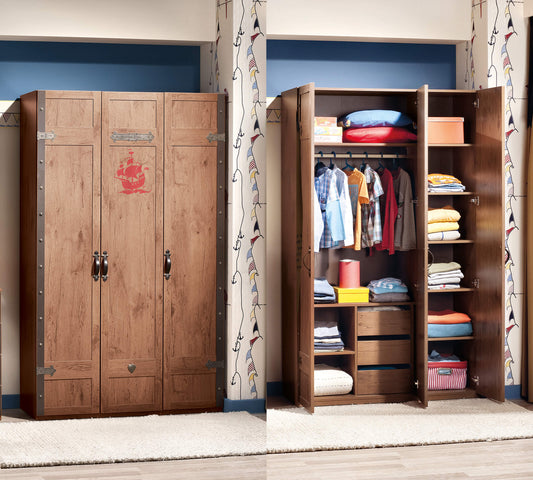 Piraten 3-türiger Kleiderschrank (Pirat)