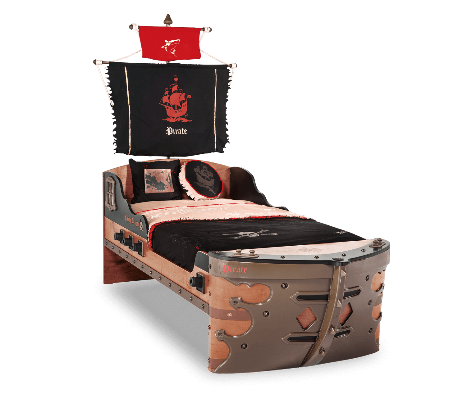 Letto Nave pirate (90x190cm)