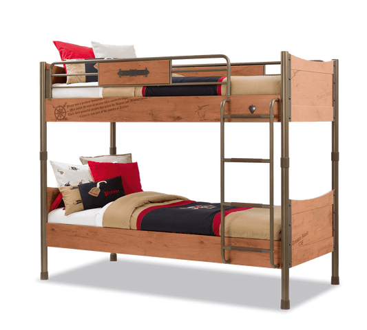 Piraten-Etagenbett (90 x 200 cm)