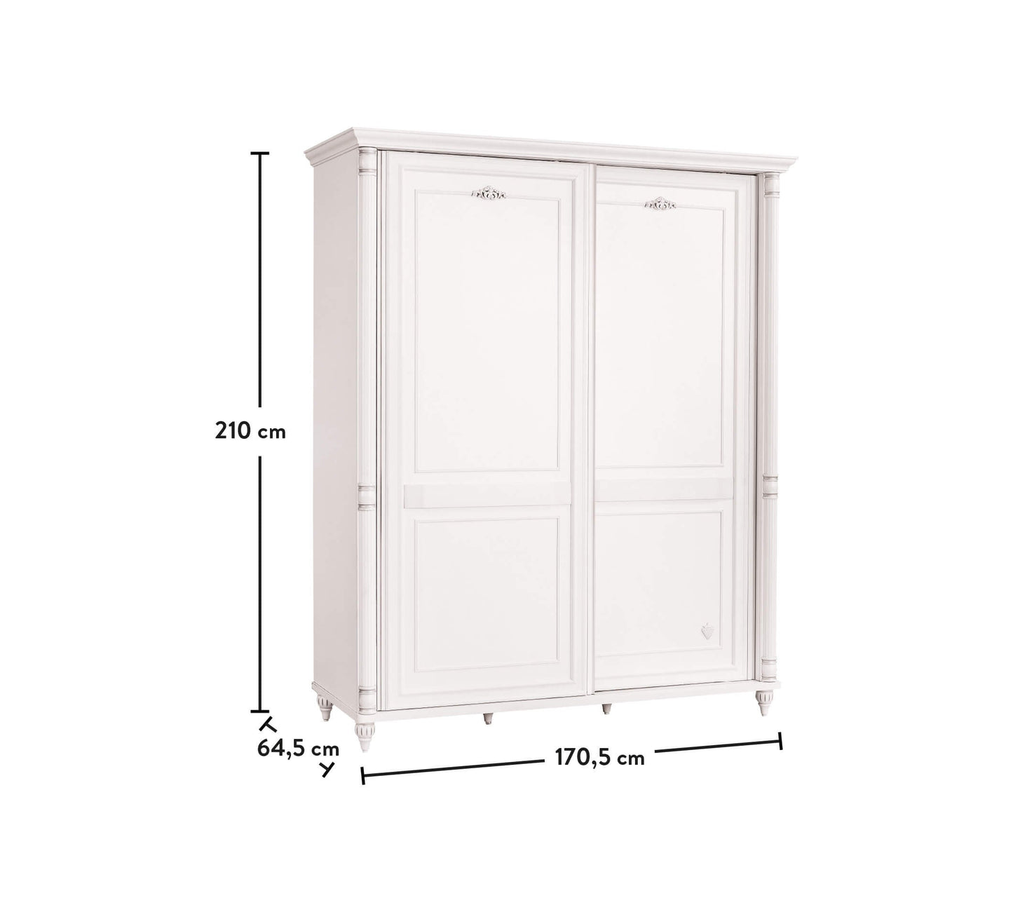 Romantischer Schiebeschrank