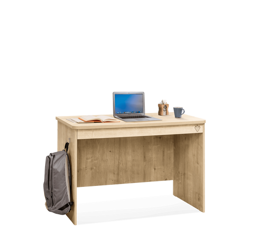 Schreibtisch in Mokka