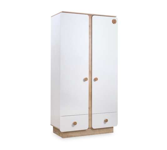 Natura Baby 2-türiger Kleiderschrank