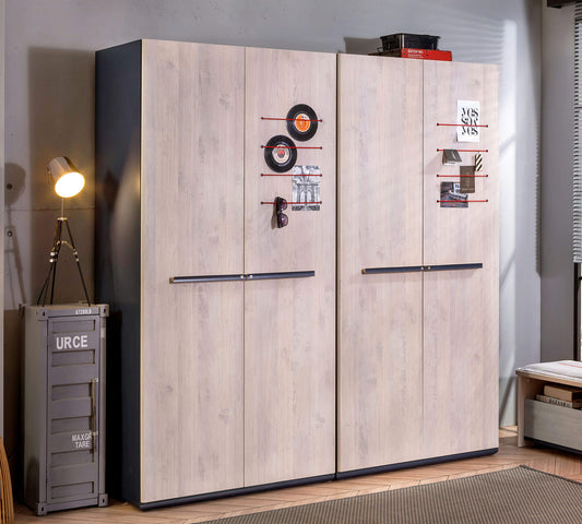 Trio Kleiderschrank 2 Türen