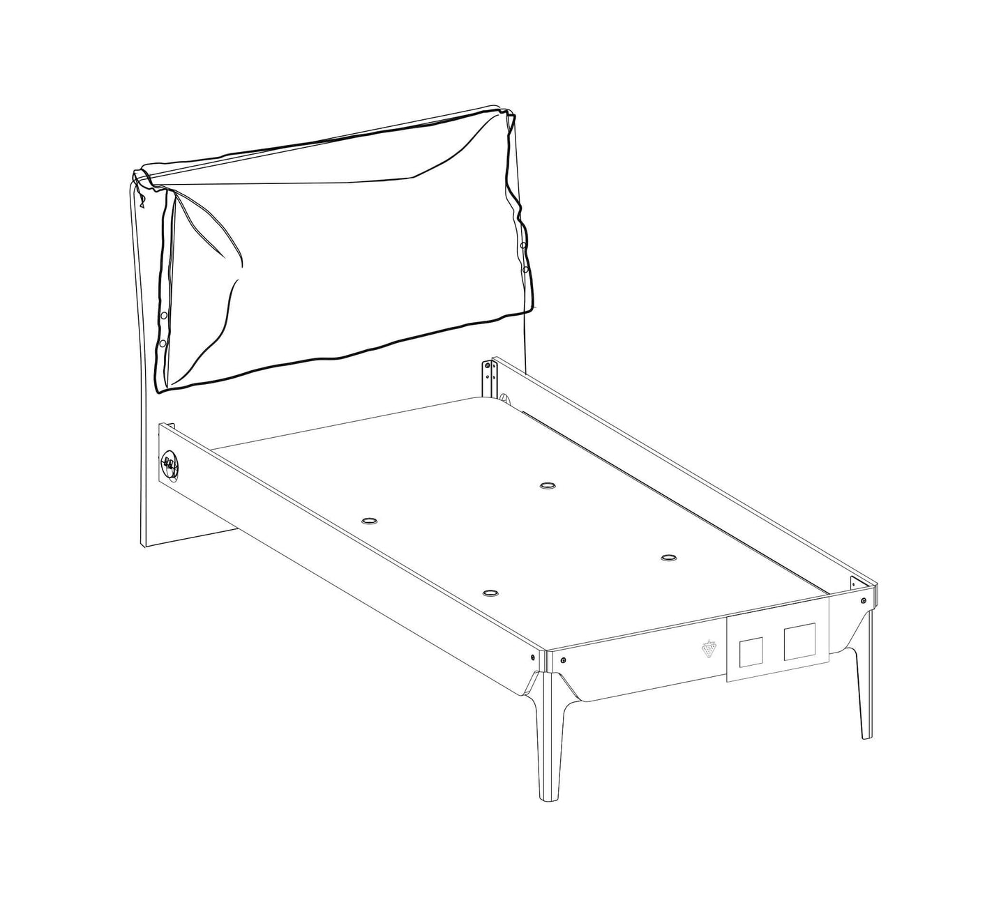 Letto Trio (100x200 Cm)