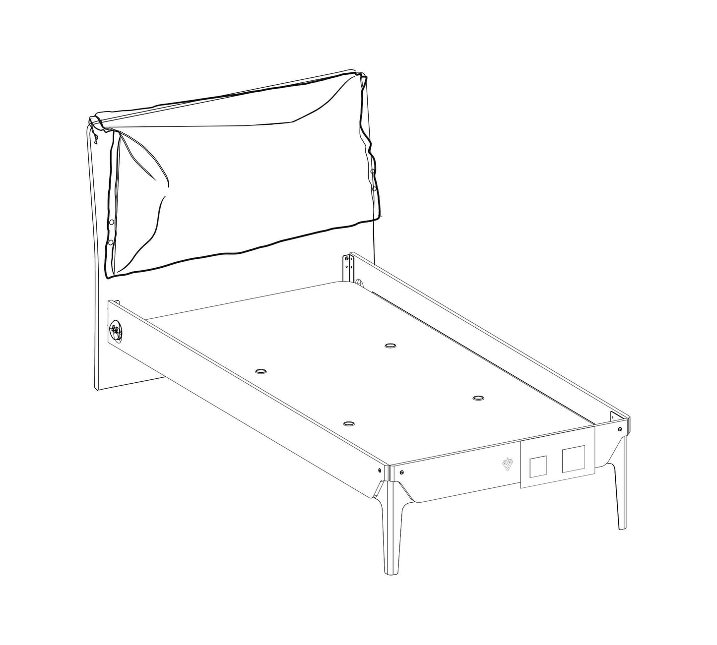 Letto Trio (120x200 Cm)