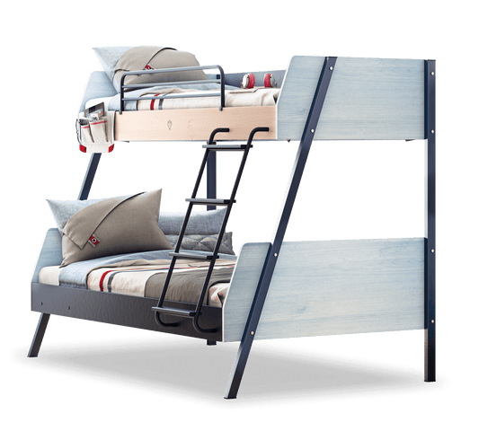 Trio großes Etagenbett (90 x 200–120 x 200 cm)