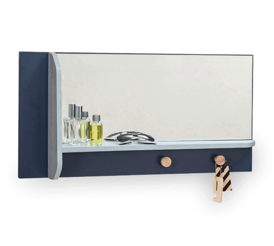 Trio Wandspiegel mit Ablage