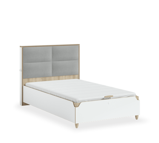 Modera Bettkopfteil aus Stoff mit Netz (120 x 200 cm)