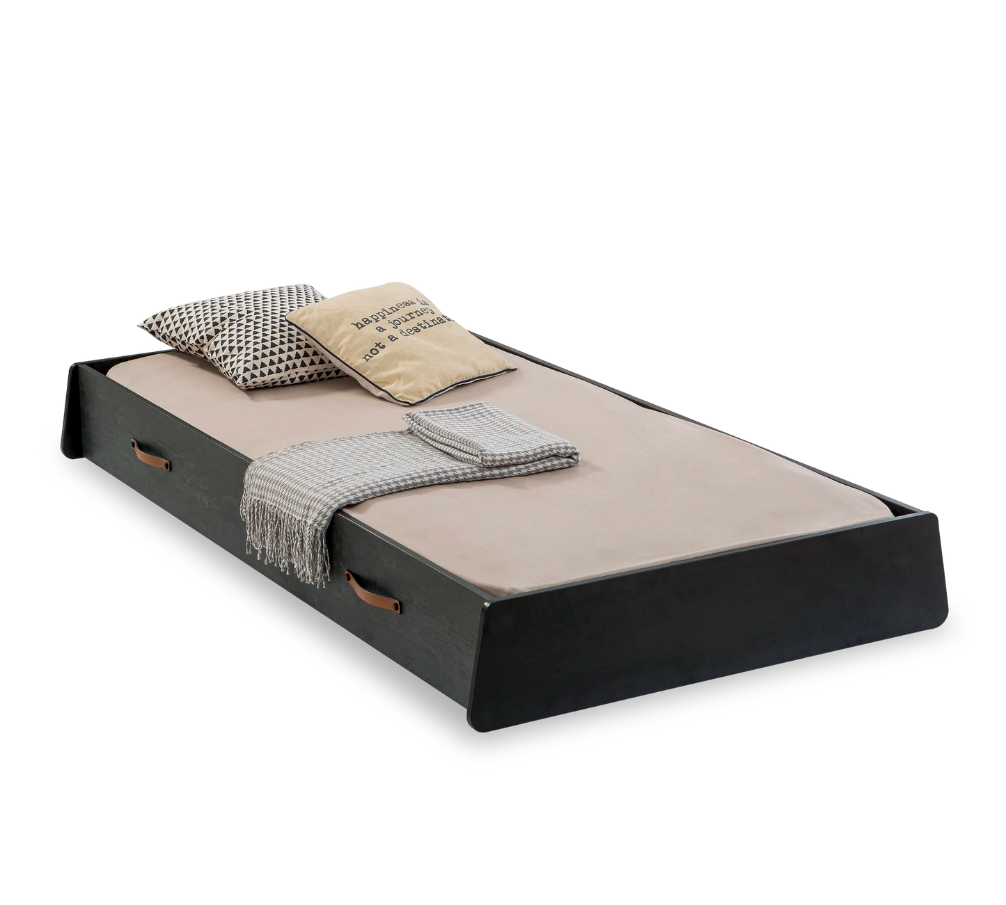 Letto Estraibile in Dark Metal (90x190 Cm)