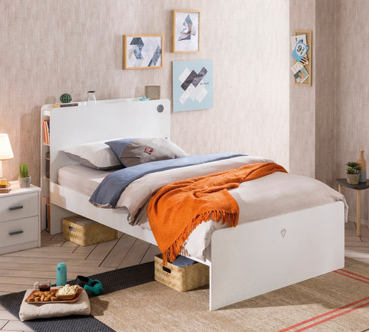 Letto Bianco (100x200 Cm)