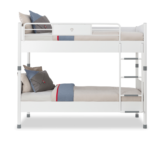 Weißes Etagenbett (90x200 cm)