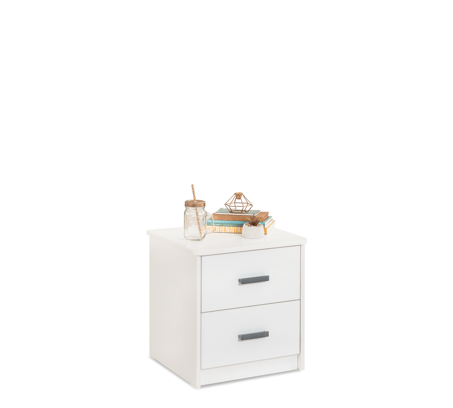 Table de chevet blanche