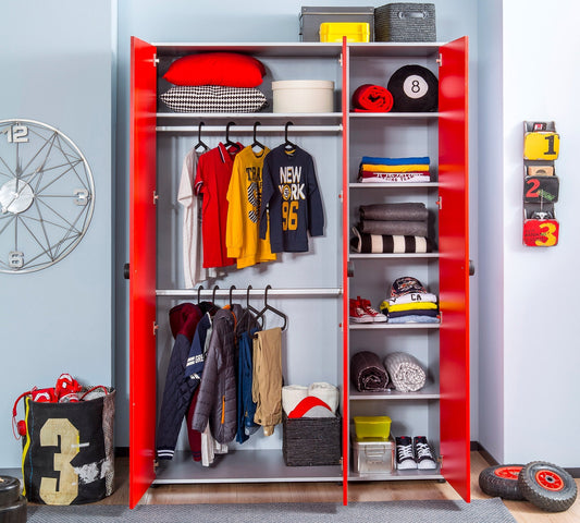 Race Cup Kleiderschrank 3 Türen