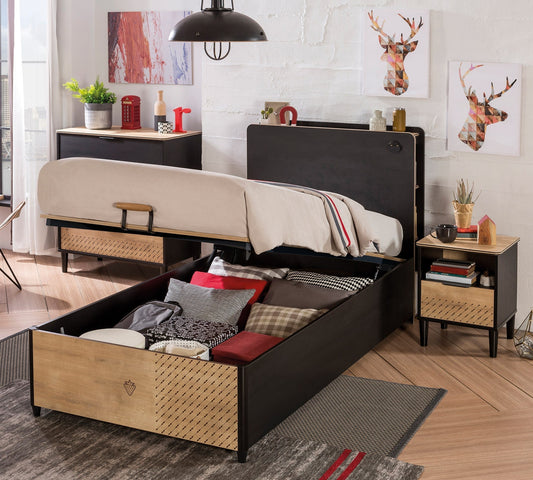 Letto Black (100x200 Cm)