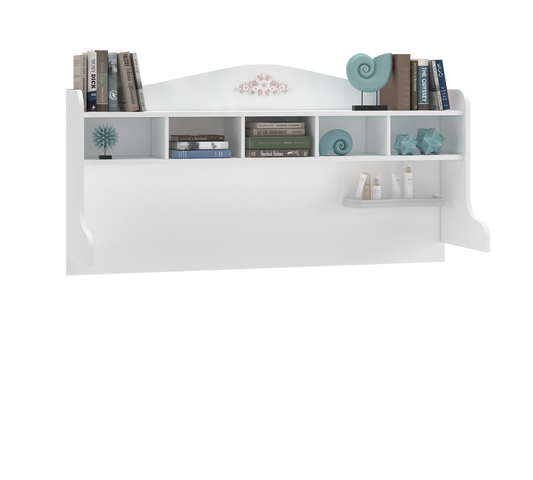 Rustikales weißes Arbeitszimmer