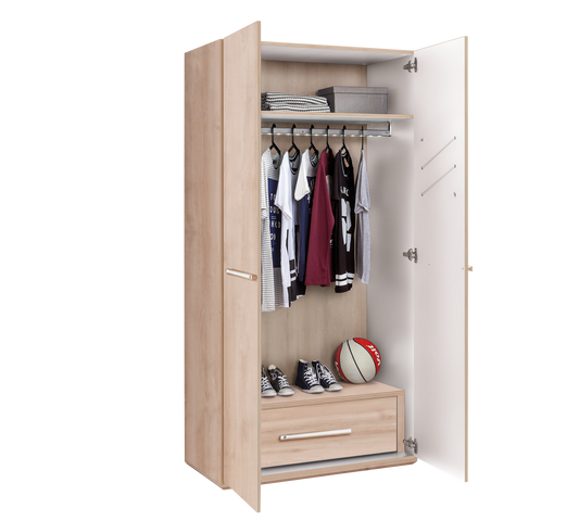 Duo 2-türiger Kleiderschrank