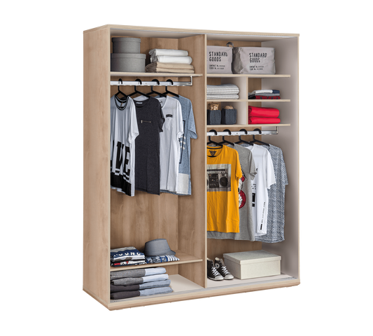 Duo großer Schiebeschrank