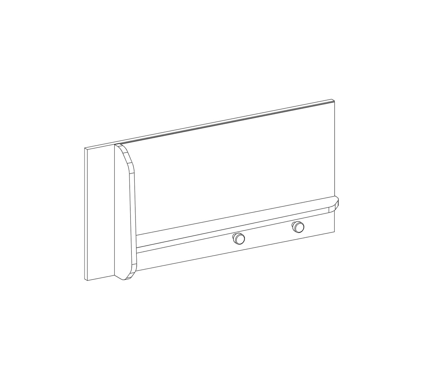 Duo-Wandspiegel mit Ablage