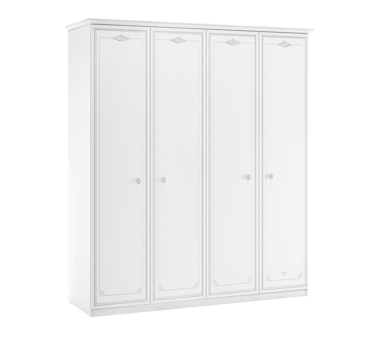 Armadio 4 ante (grigio) Grey Selena