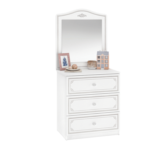 Selena Grey Kommodenspiegel (grau)