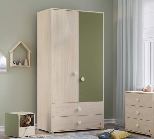 Montes Natural 2-türiger Kleiderschrank