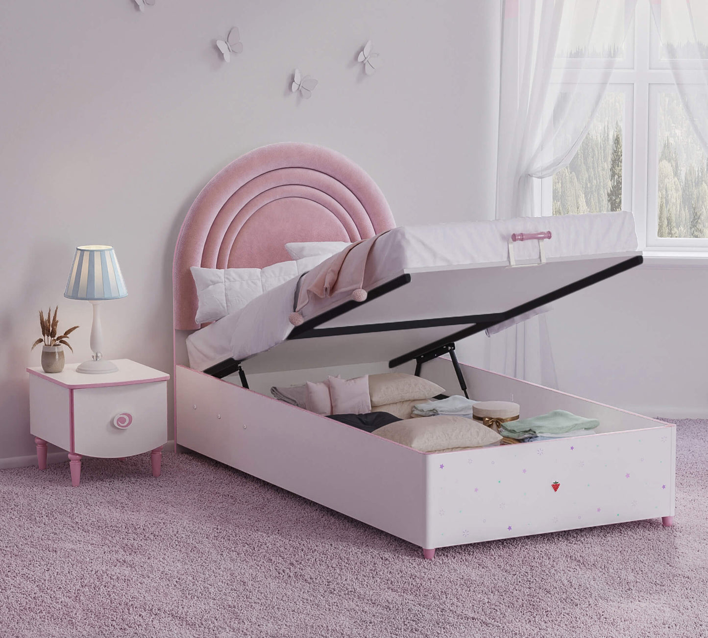 Letto Princess Con Rete (100x200 Cm)