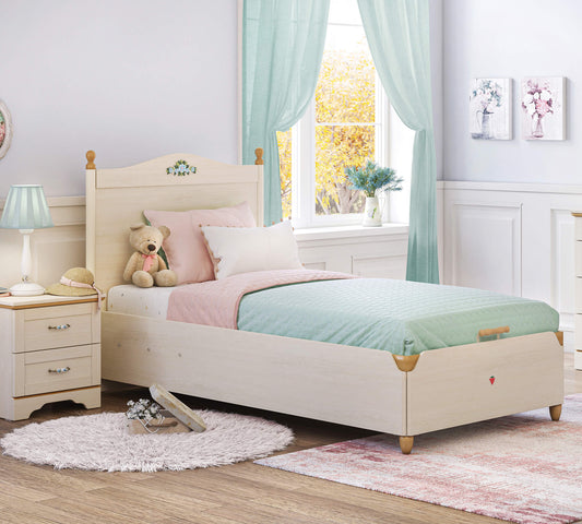 Flora (Nuovo) Letto Con Rete (100x200 Cm)