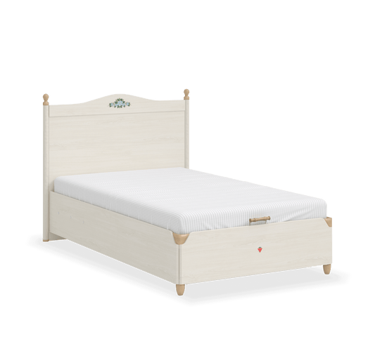 Flora (Nuovo) Letto Con Rete (120x200 Cm)