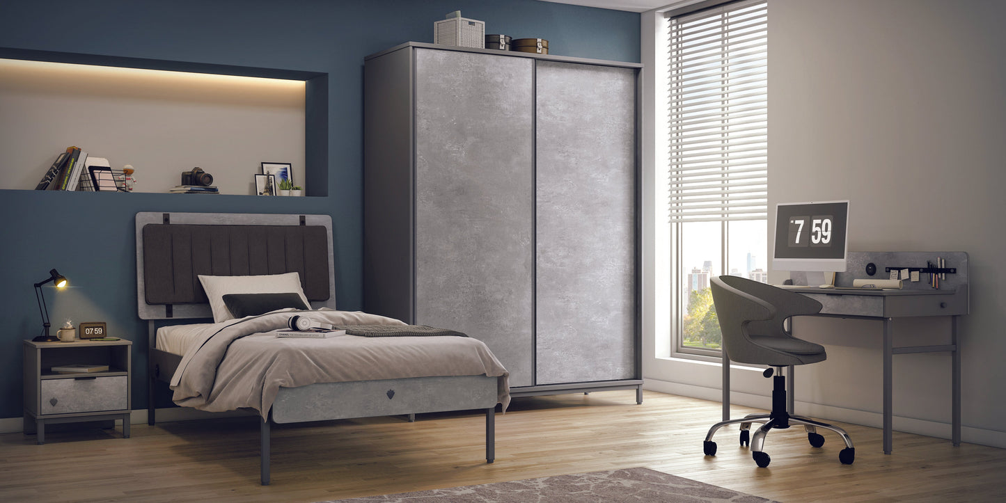Space Grey Nachttisch