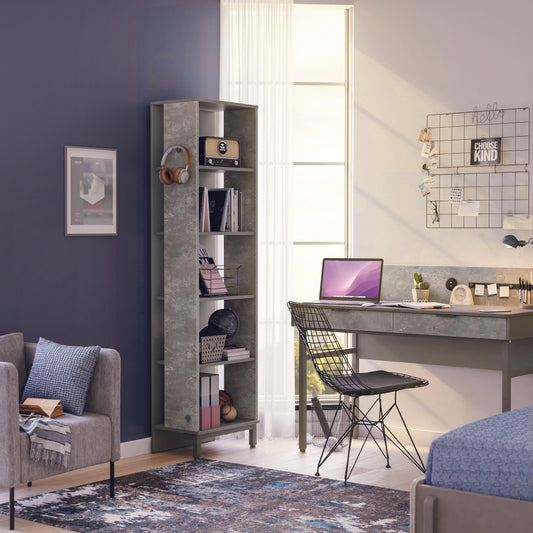 Space Graues Bücherregal