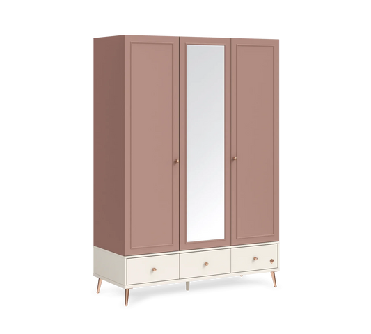 Elegance 3-türiger Kleiderschrank