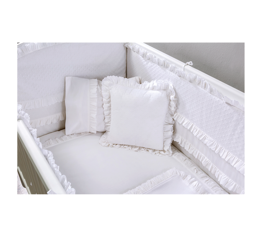 Completo Biancheria Da Letto Bianco (70x130 Cm)