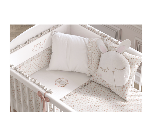 Set Biancheria Da Letto Bambina Coniglietta (70x130 Cm)