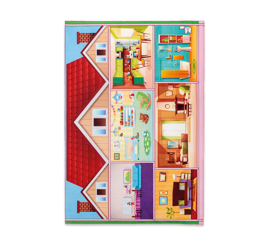 Tappeto Soft Play House (100x150 Cm)