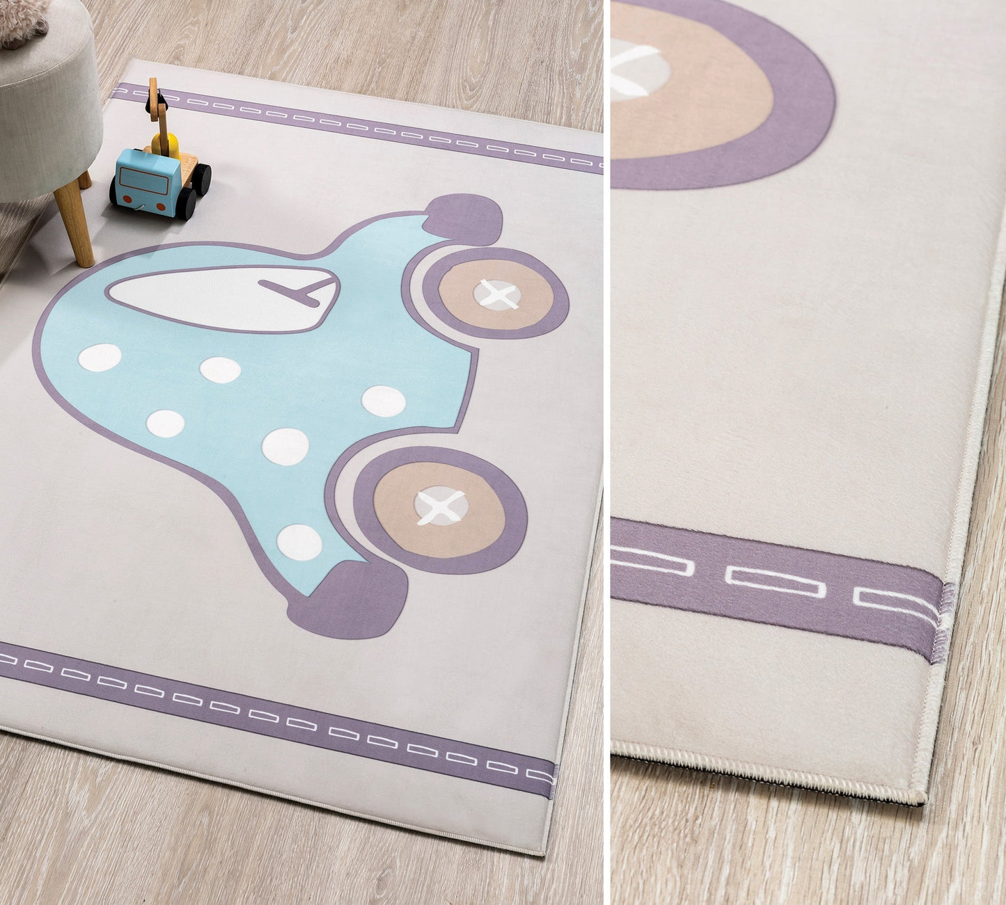 Tappeto Soft Cars (100x150 Cm)