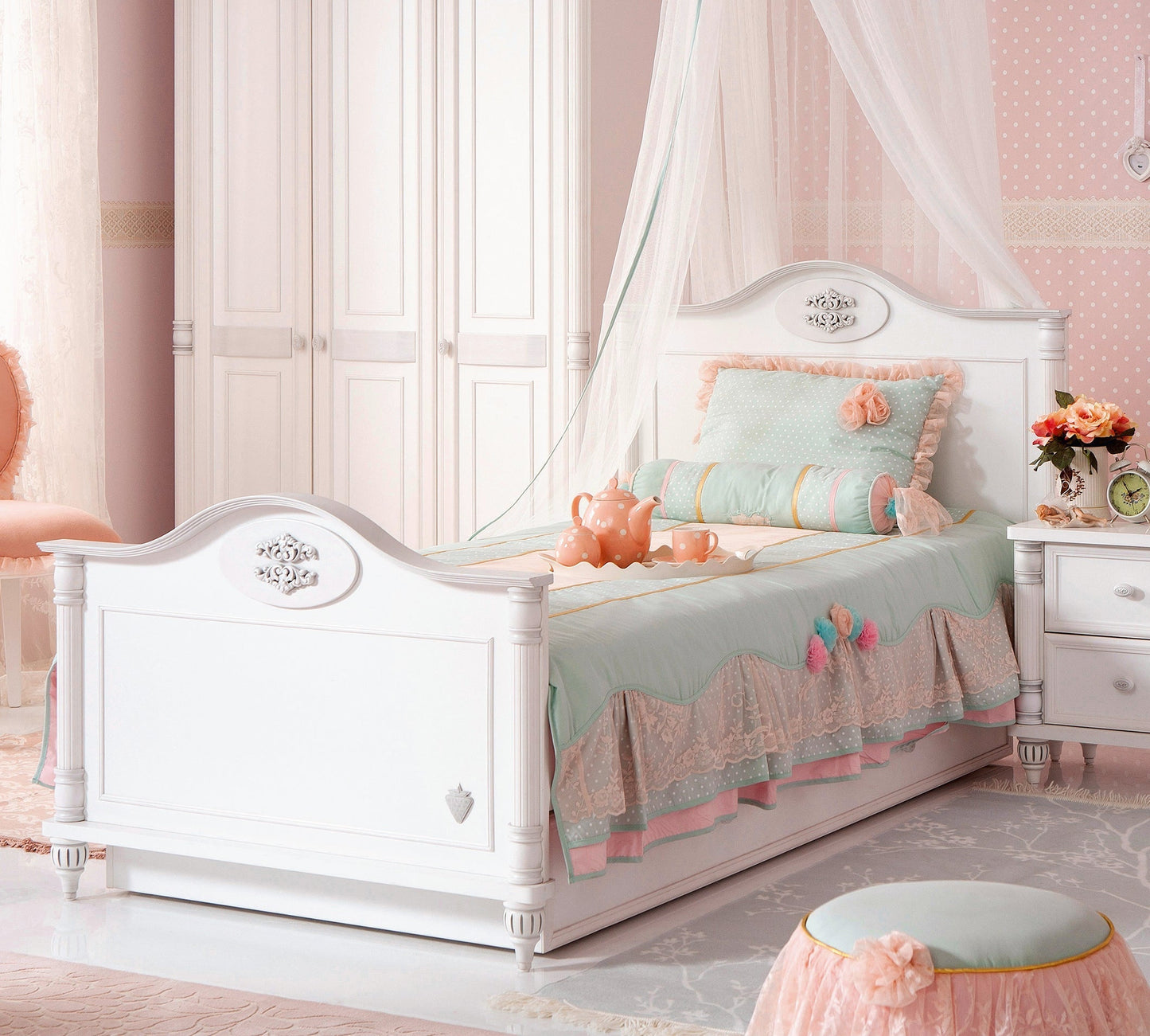 Letto Romantic (100x200 Cm)