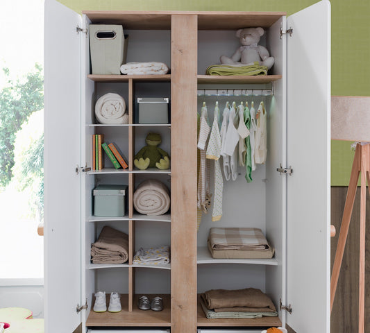Natura Baby 2-türiger Kleiderschrank