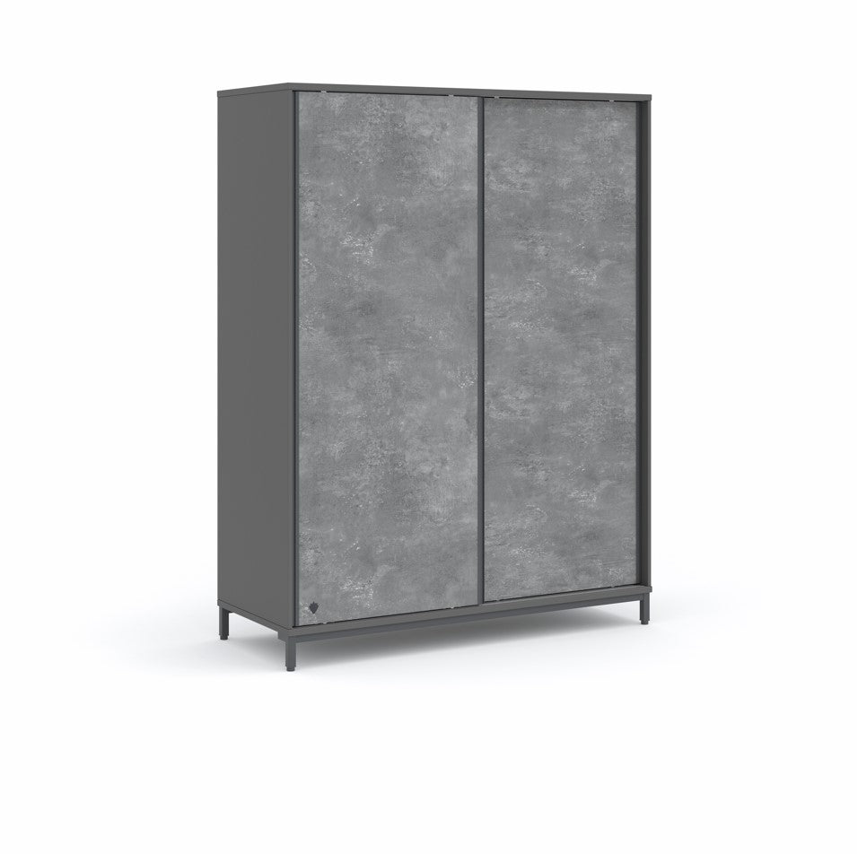 Schiebeschrank Space Grau