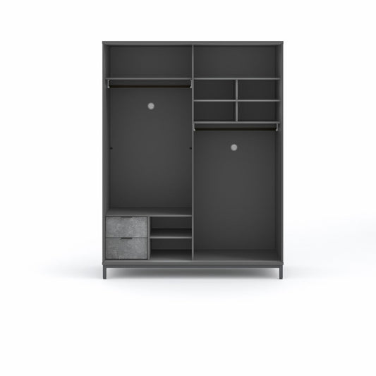 Schiebeschrank Space Grau