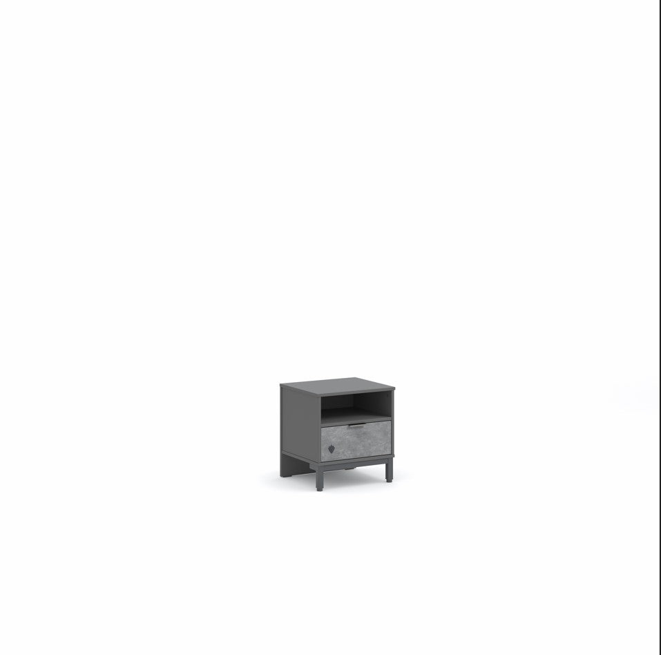 Space Grey Nachttisch