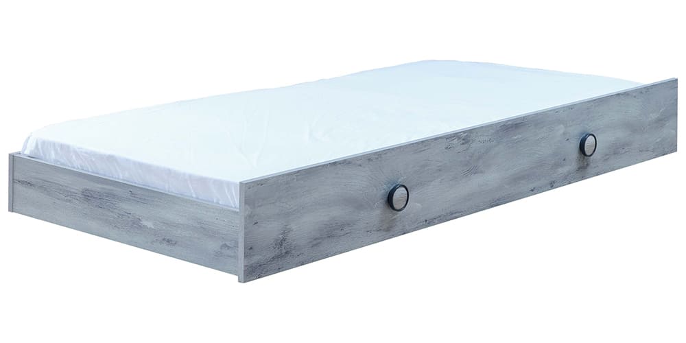 Chambre complète pour garçon avec lit 120x200 style "Urban" gris