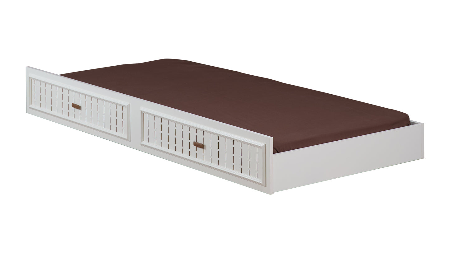 Komplettes Kinderzimmer-Set „KATRE“ in den Farben Creme und Walnuss