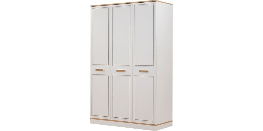 Cameretta completa per ragazzi "Rixos" stile elegante colore bianco e noce.