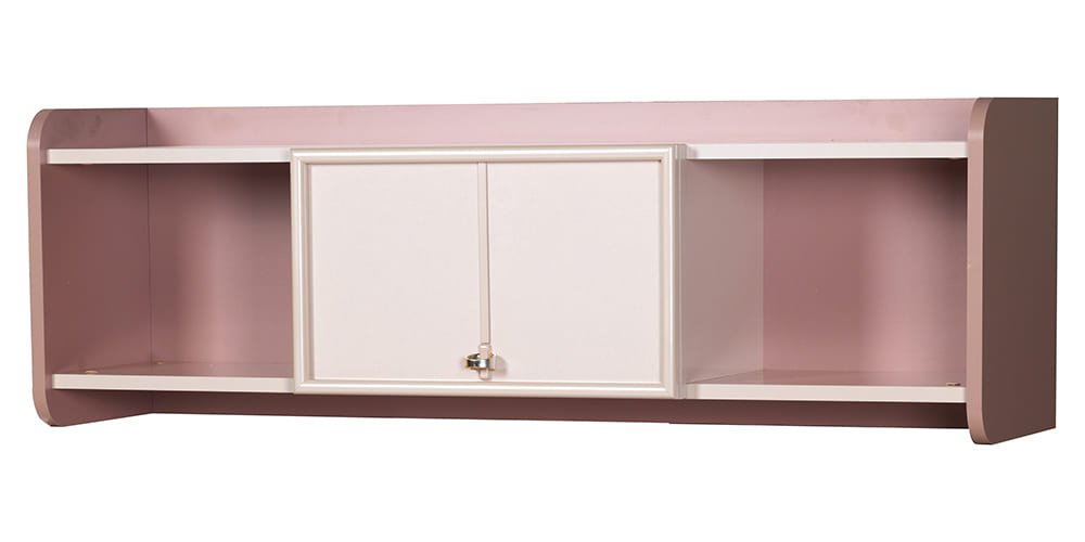 Cameretta completa per ragazza "Royal" colore rosa chiaro e rosa scuro.