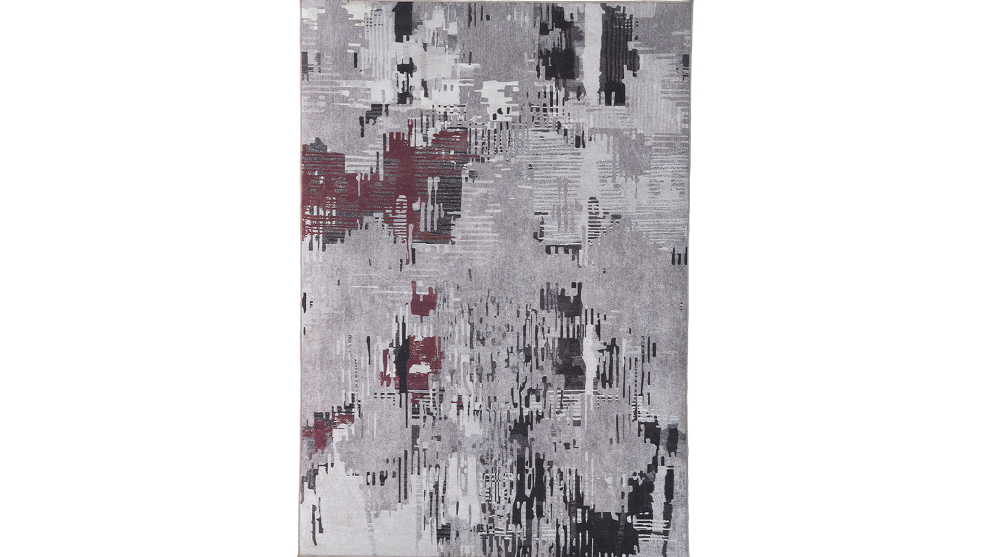 Cameretta completa per ragazzi "Smart" stile moderno colore bianco e grigio effetto legno con armadio tre ante.