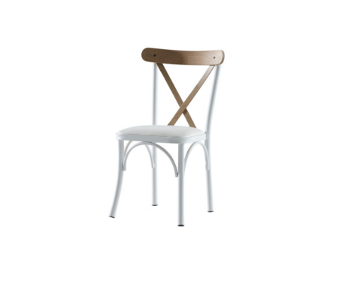 Cameretta completa per ragazzi "Katre" stile modern country color panna e legno noce con secondo letto estraibile.