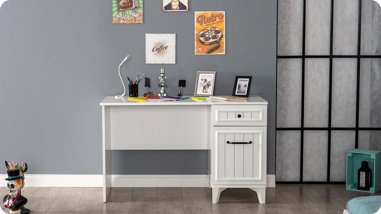 Ensemble de chambre complet pour garçon "Fashion" en blanc